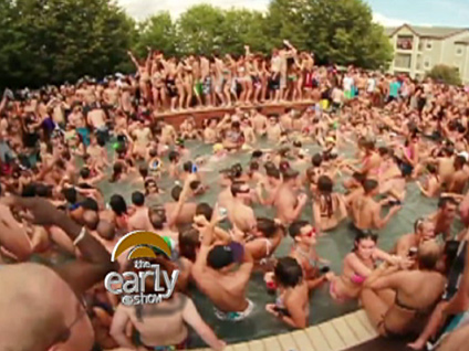 Pool Party Gone Wild Thousands Show Up Cbs News
