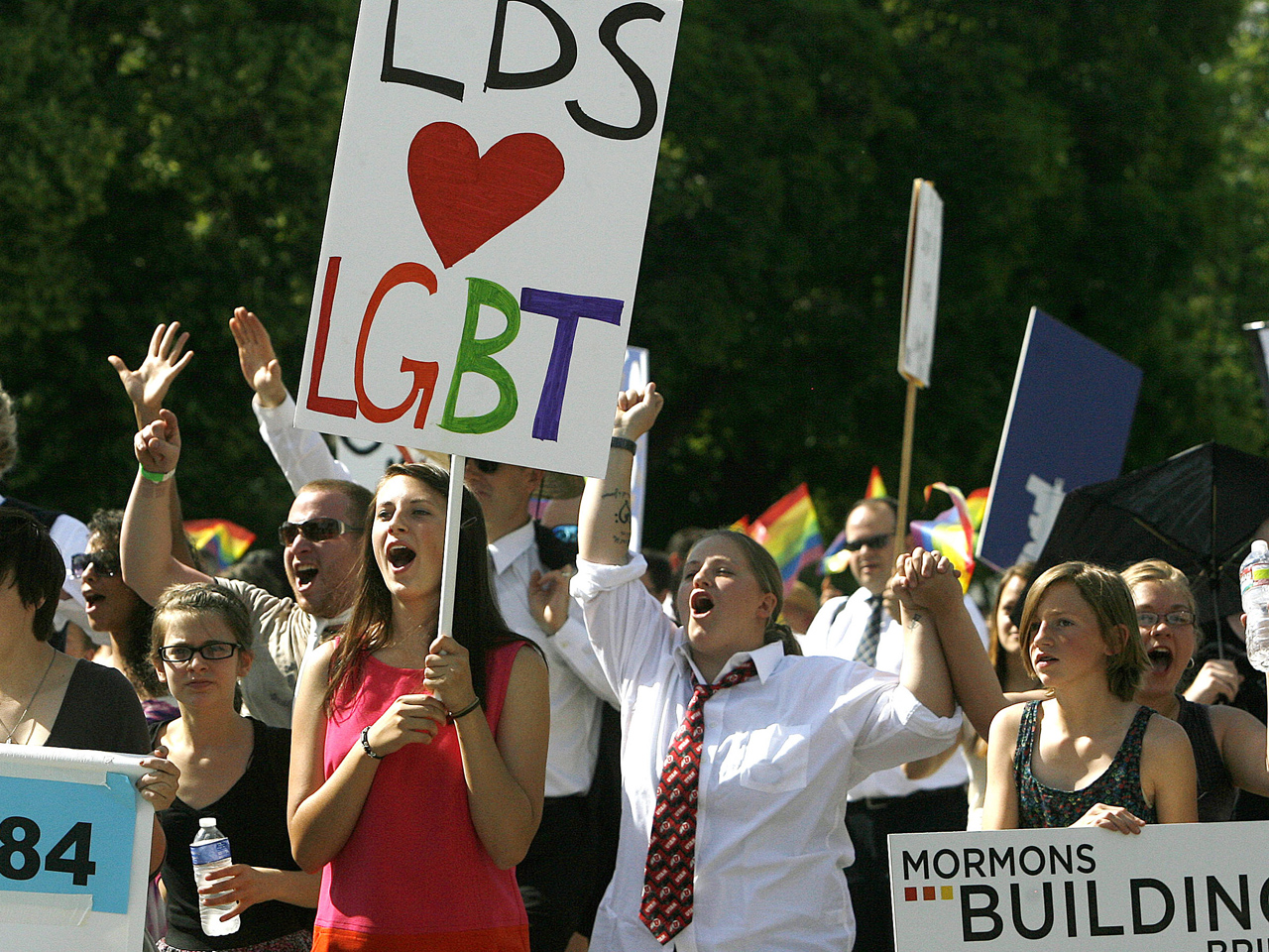 300 Mormons march in Utah Gay Pride Parade CBS News