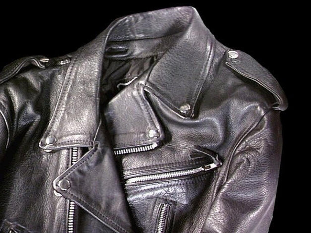 Black leather jacket Iconic cool fashion Photo 1 Pictures CBS News