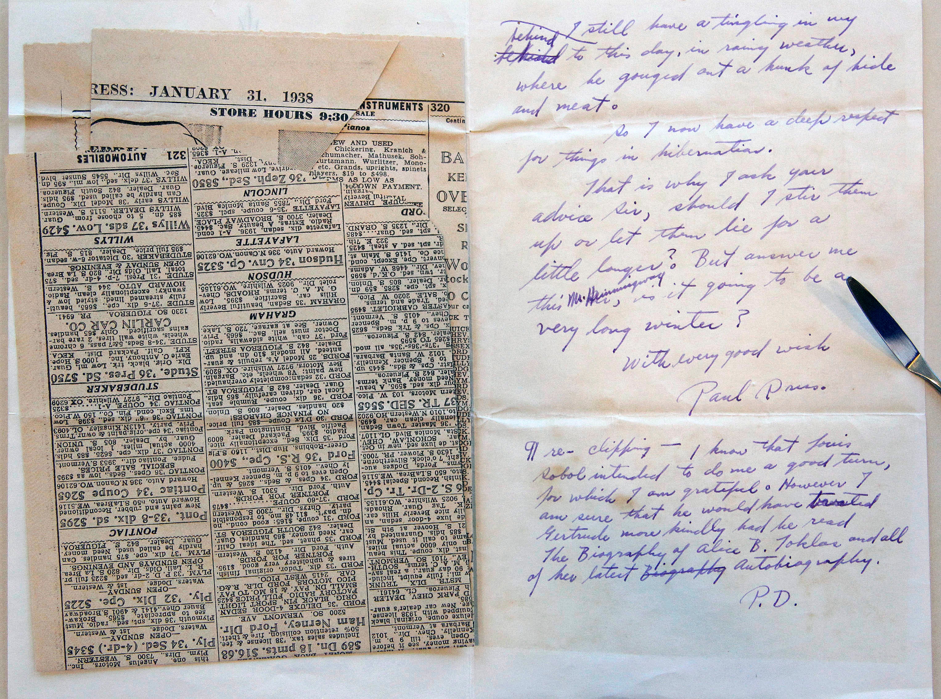 Saving Hemingway letters Photo 6 Pictures CBS News