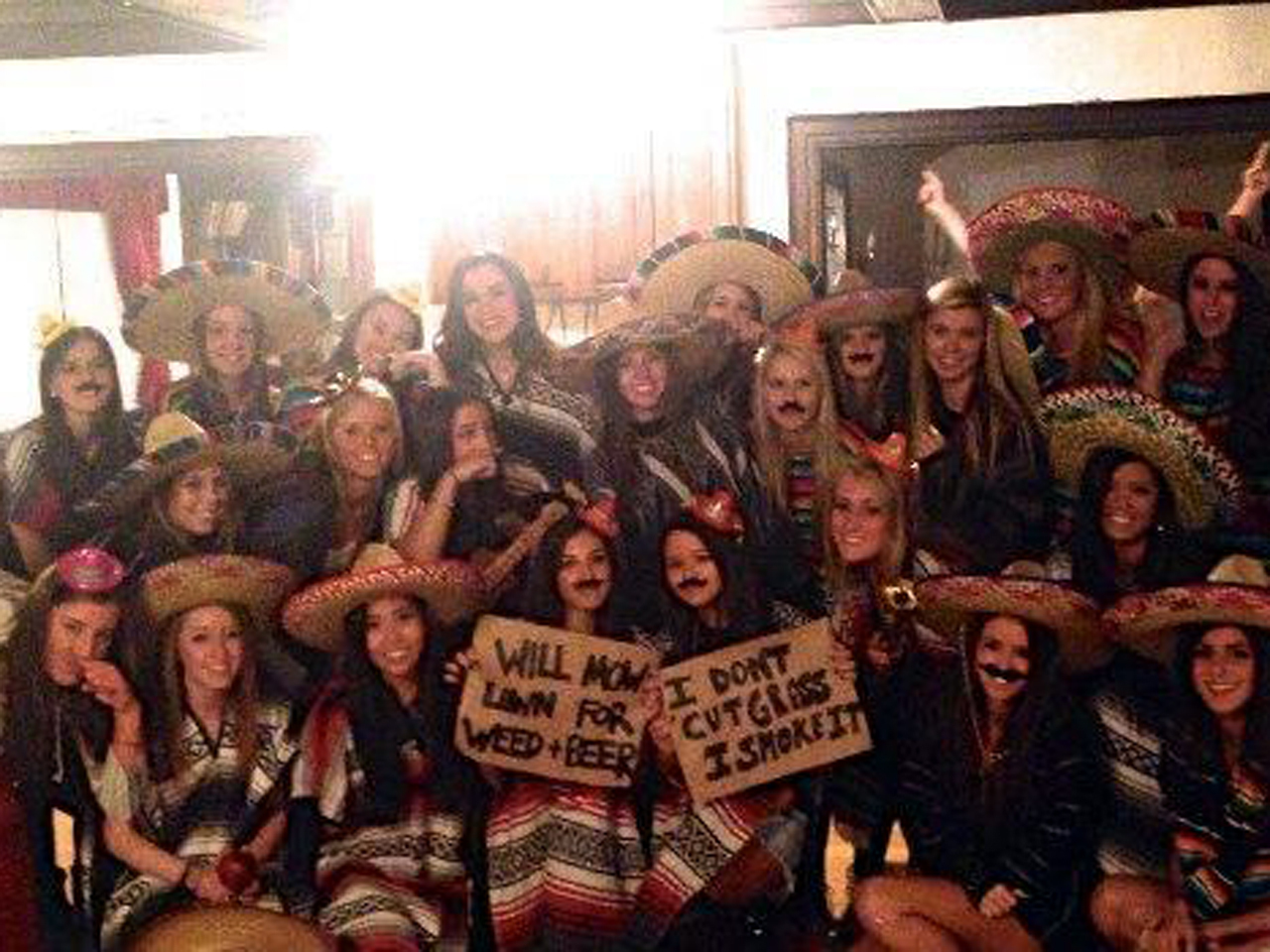 Penn State Sorority Chi Omega Put On Probation For Offensive Picture Cbs News