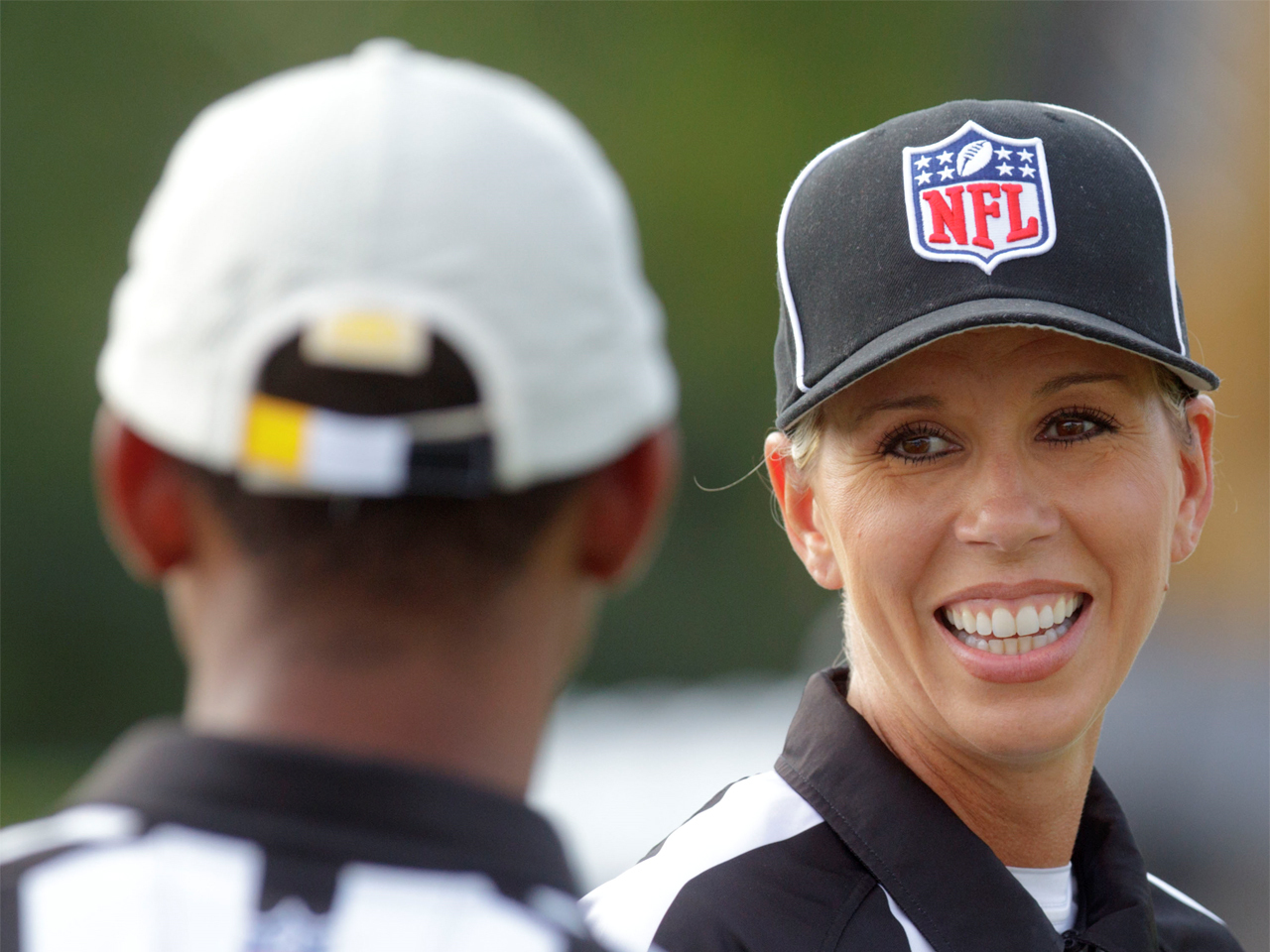 NFL Officially Hires First Full Time Female Official Sarah Thomas.