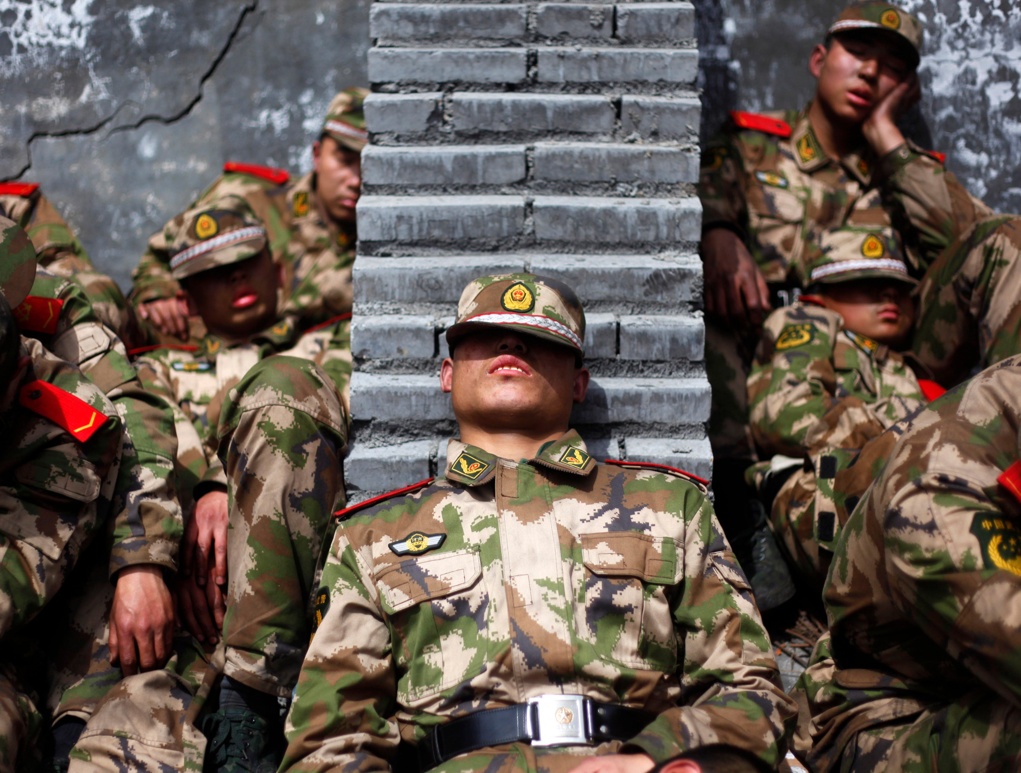 Dozing off Nap time in China Pictures CBS News