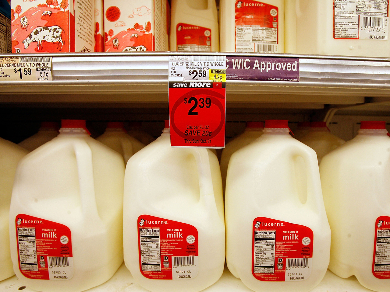 The price of a gallon of milk headed towards record high CBS News