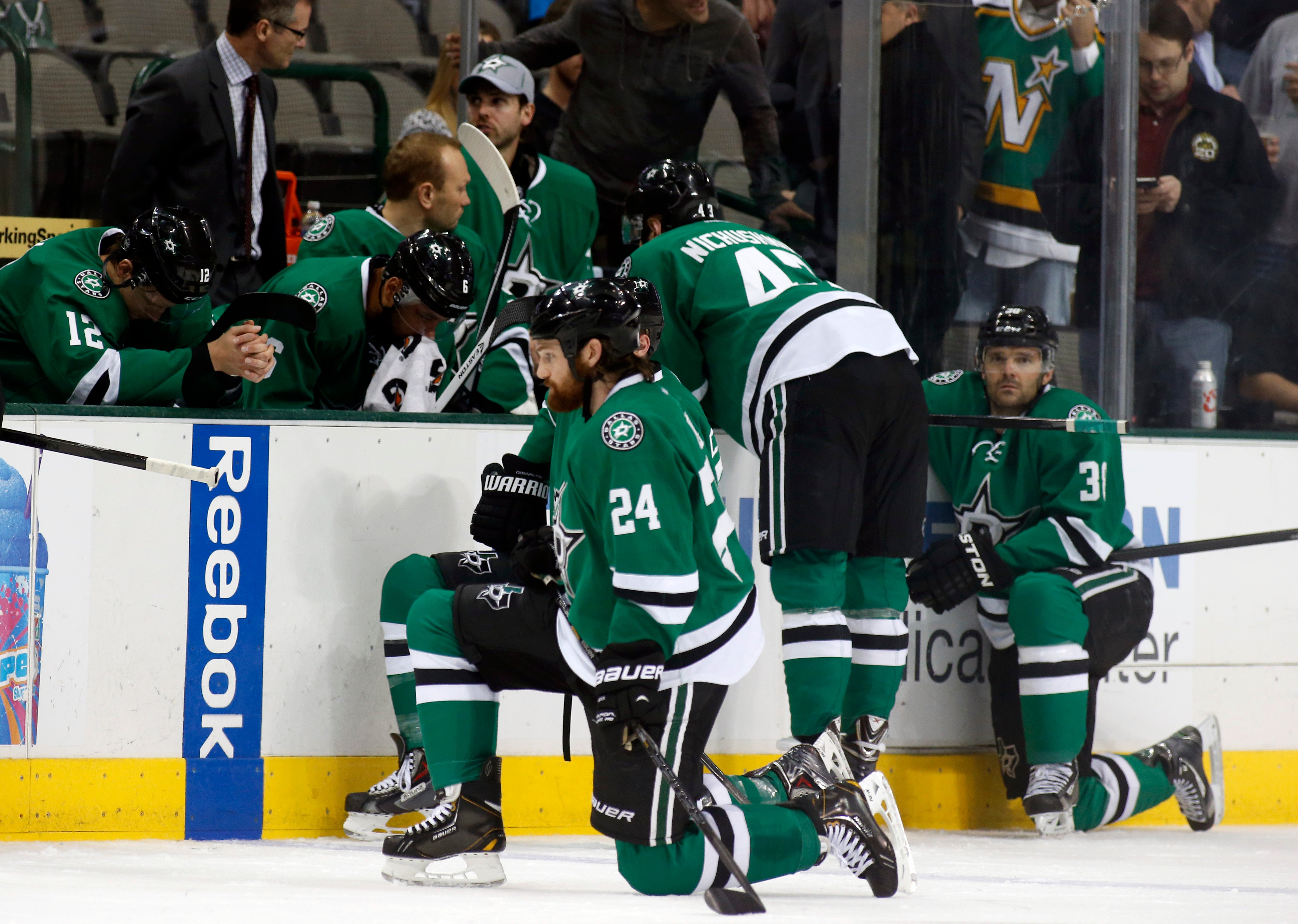 Scary scene at NHL game as Dallas Stars' Rich Peverley collapses on