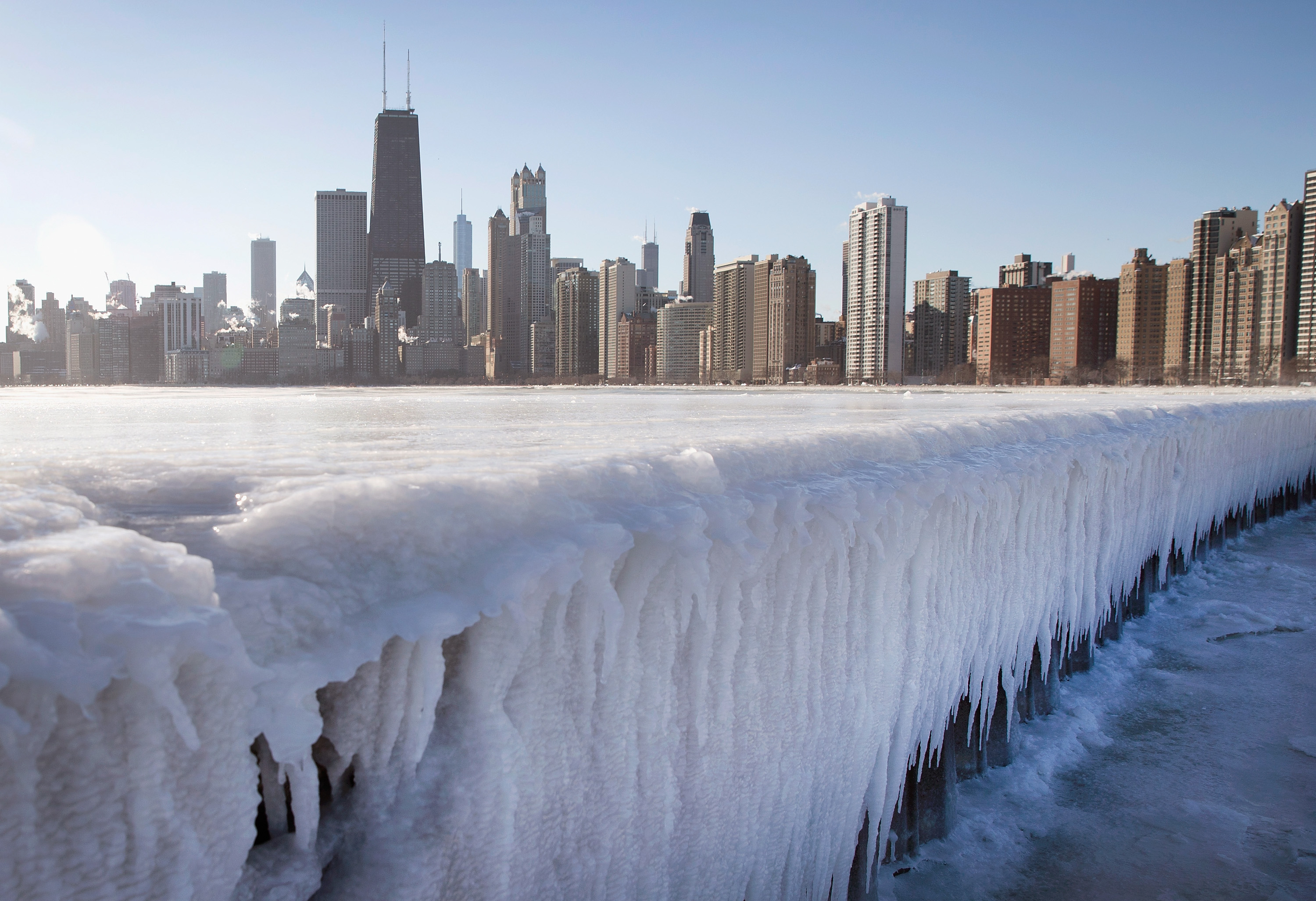 Chicago - Winter weather covers the U.S. - Pictures - CBS News chicago illinois weather now