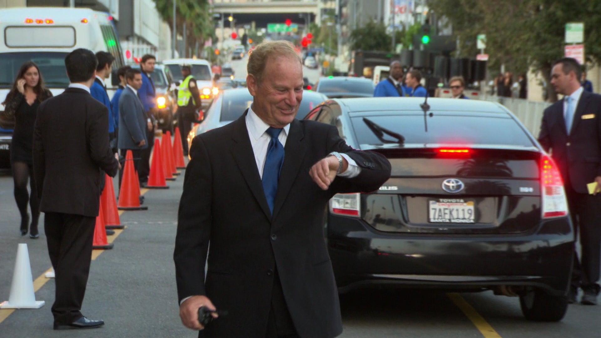 Hollywood valet Chuck Pick working the red carpet for nearly 50 years