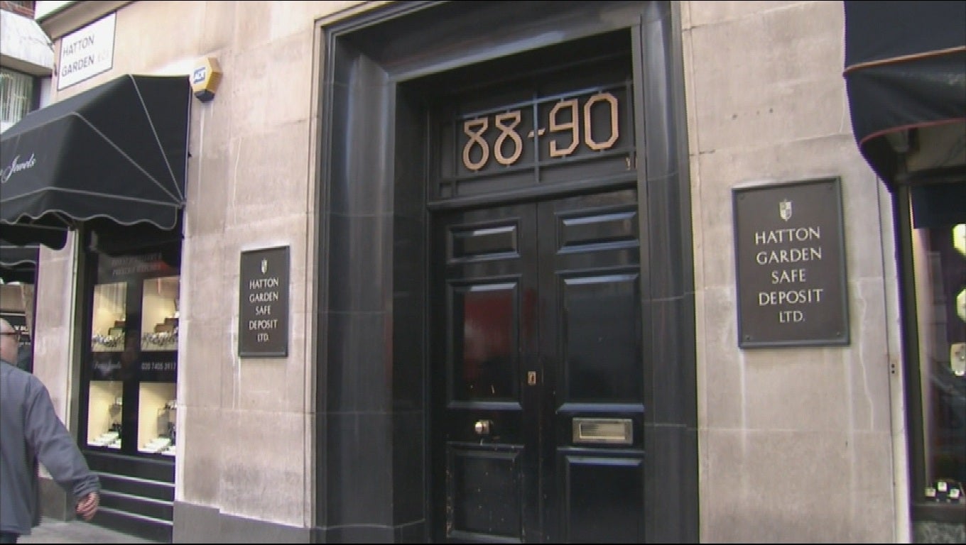 Thieves drill into Hatton Garden, the heart of London's diamond
