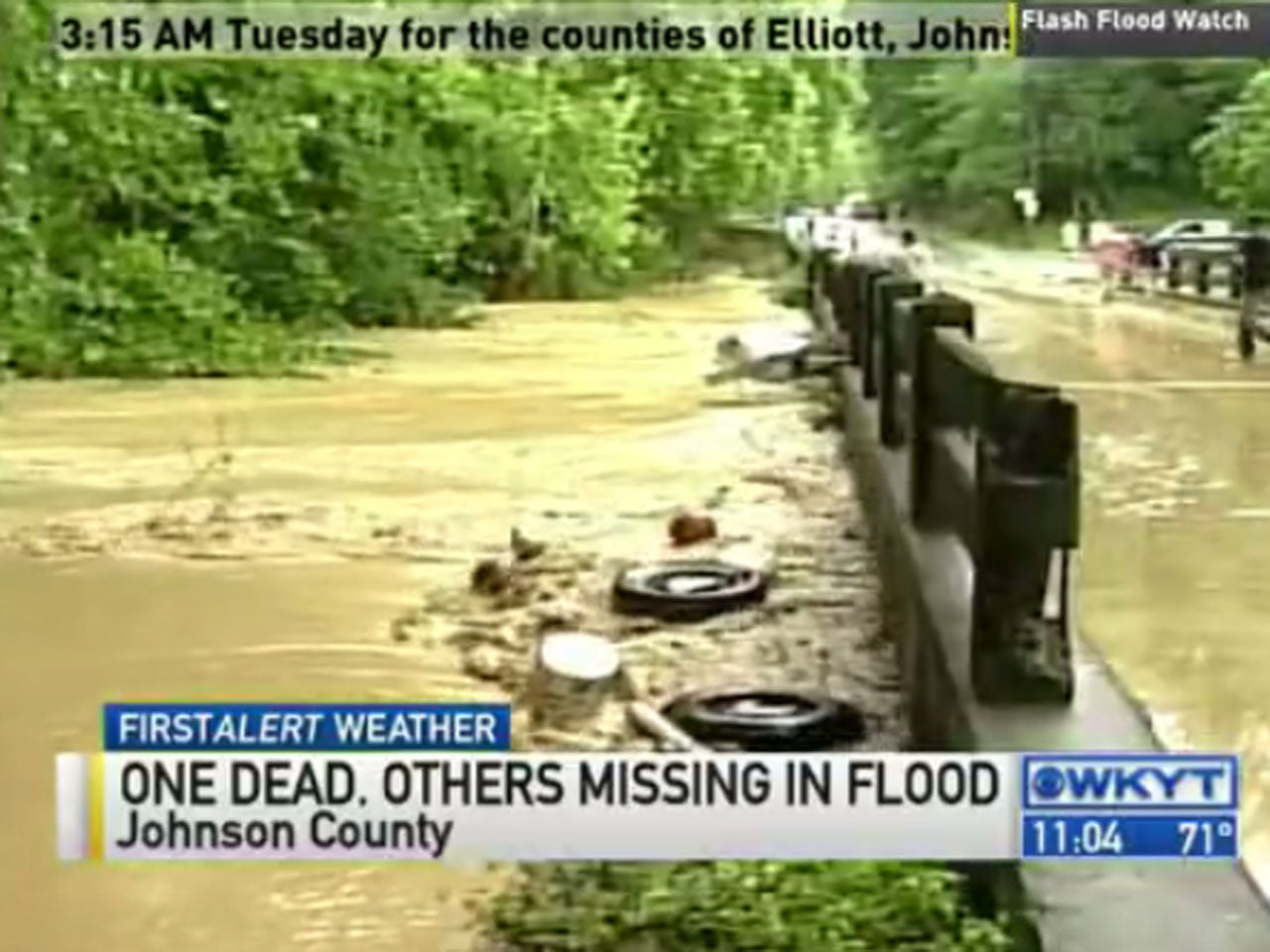 Dramatic flash flooding turns deadly in Kentucky CBS News