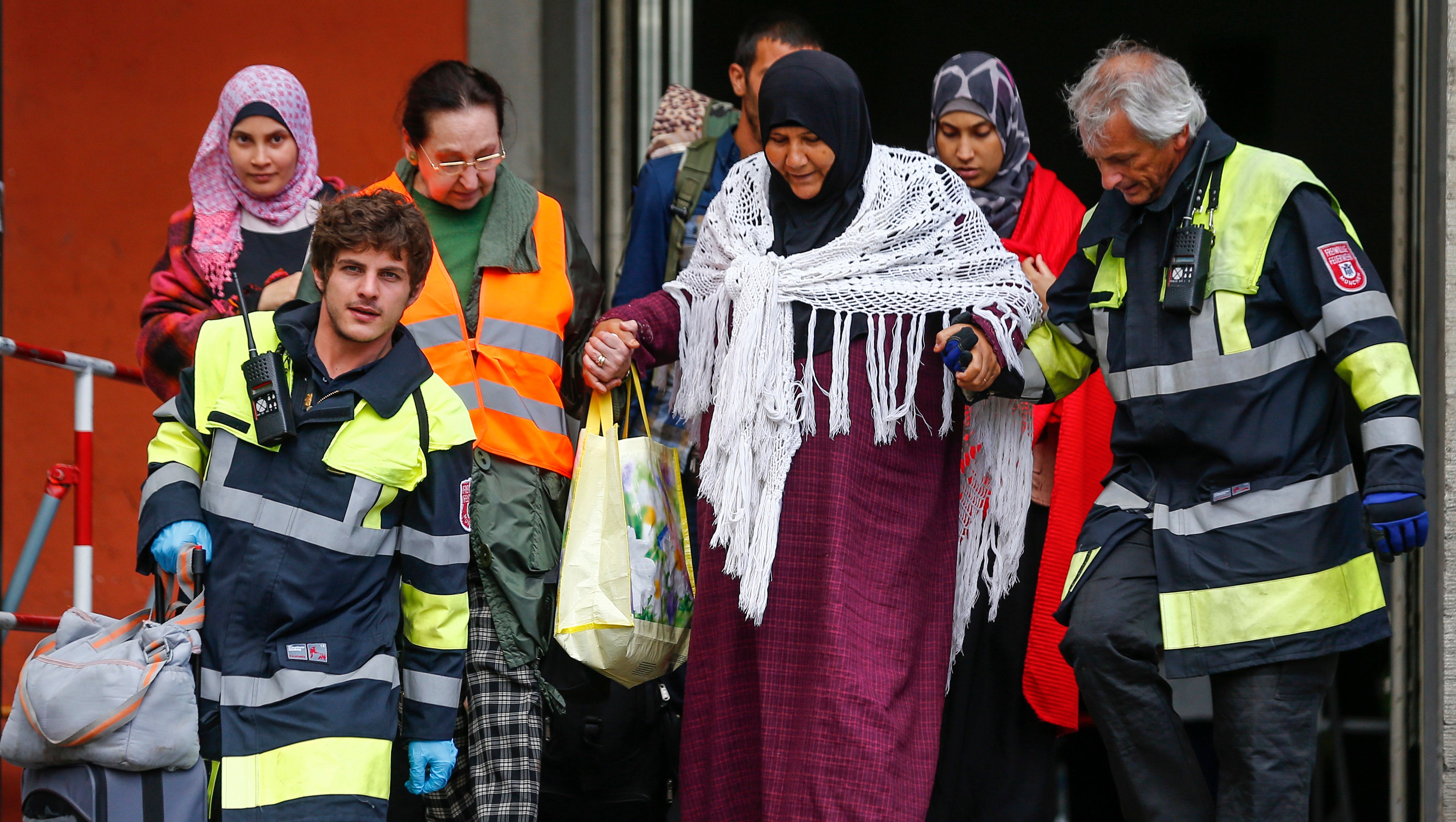 By rail, on foot Weary migrants arrive in Germany CBS News