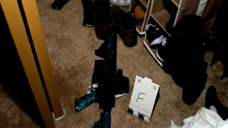 Danielle was killed with the custom-made, blue AR-15 her husband gave her as a 19th birthday gift