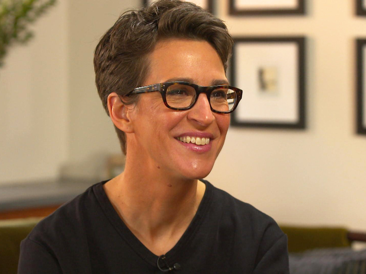 Here are a few photos of Hayes and Maddow; it's hard to tell which is ...