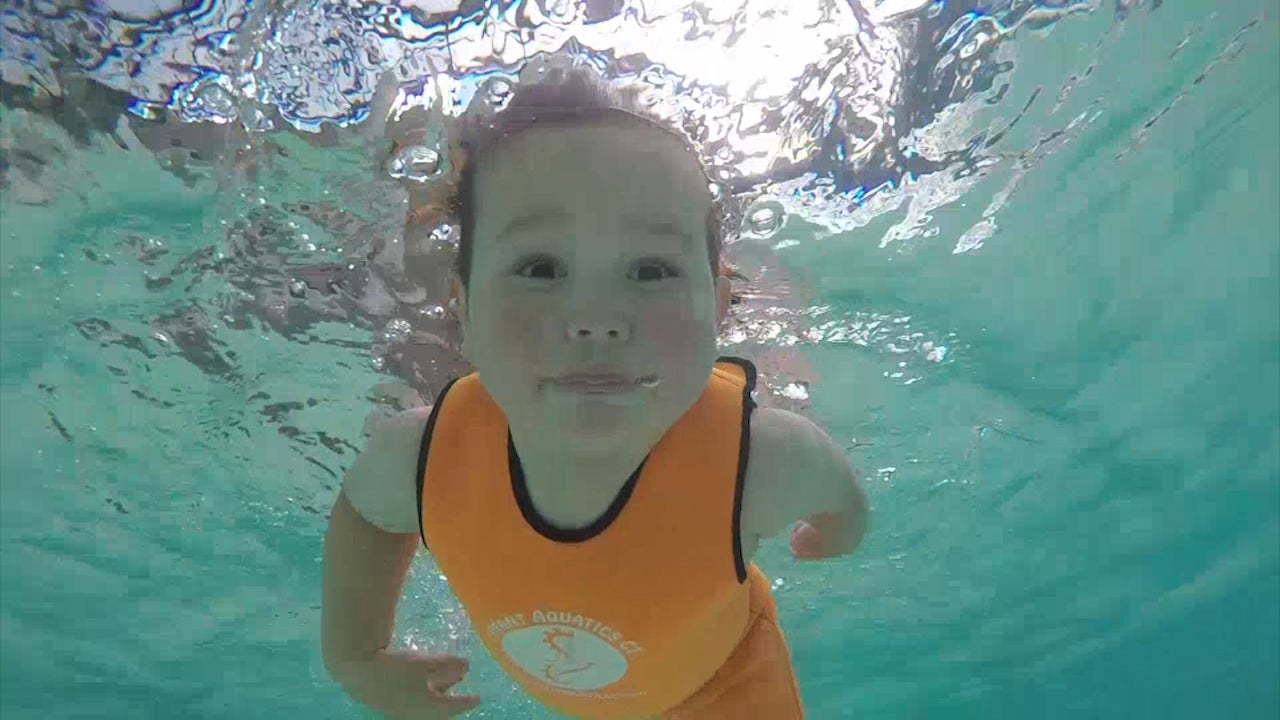 Baby swimming class aims to keep infants safe in the pool CBS News