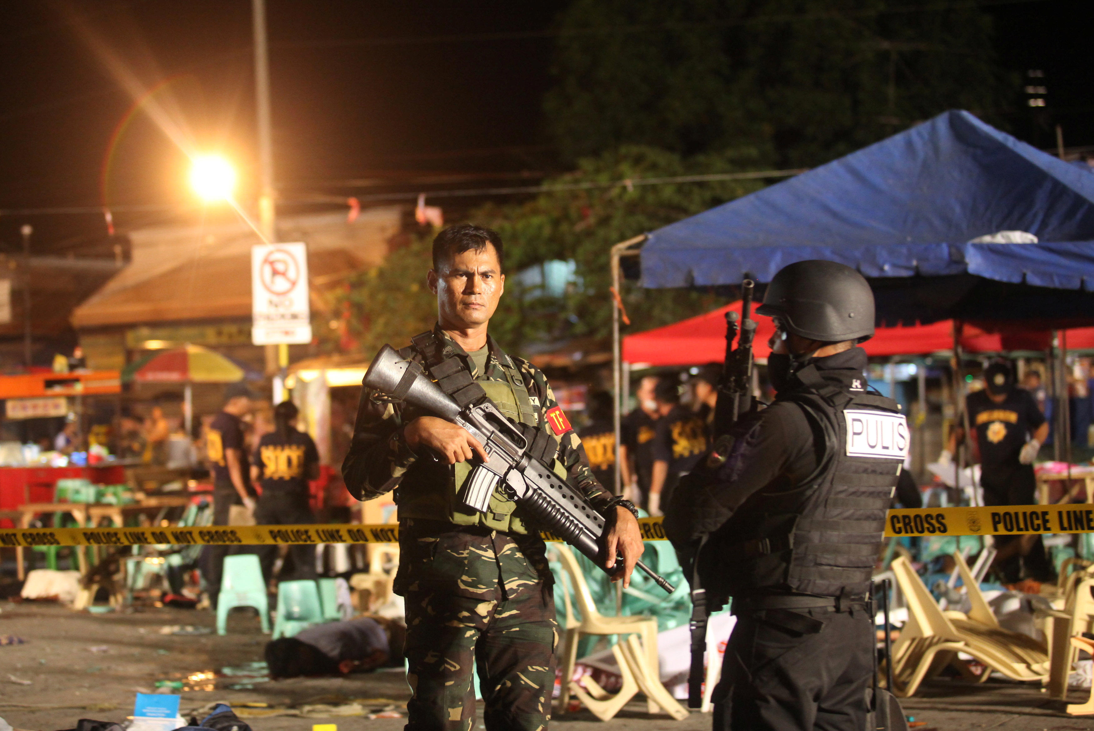 Davao City explosion in Philippines leaves more than a dozen dead in
