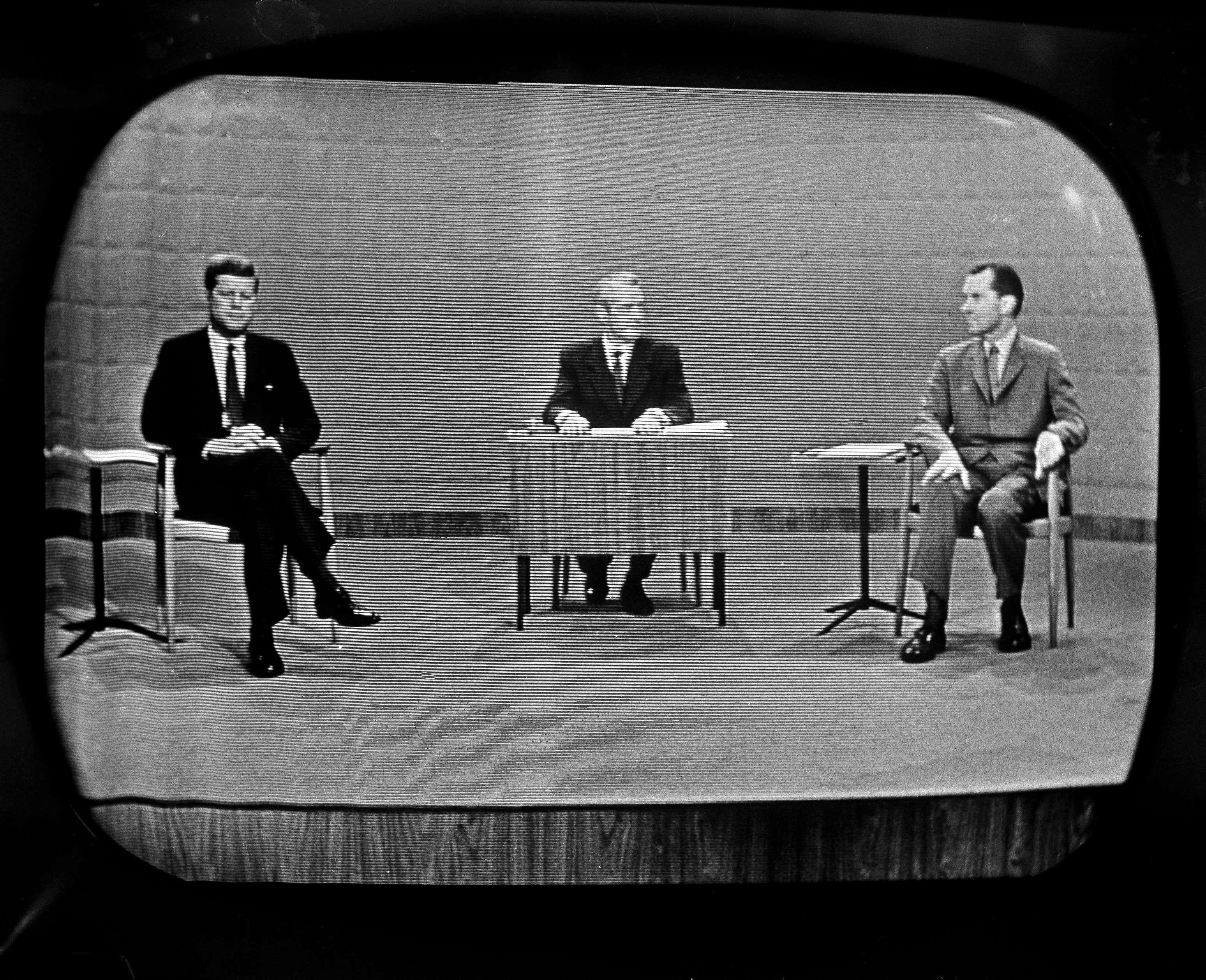 Kennedy And Nixon 1960 Kennedy And Nixon The Great Debates Of 1960 Pictures Cbs News