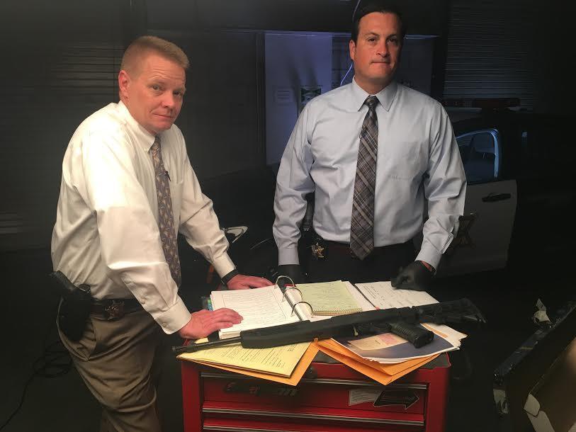Investigators Mike Thompson and Justin Montano