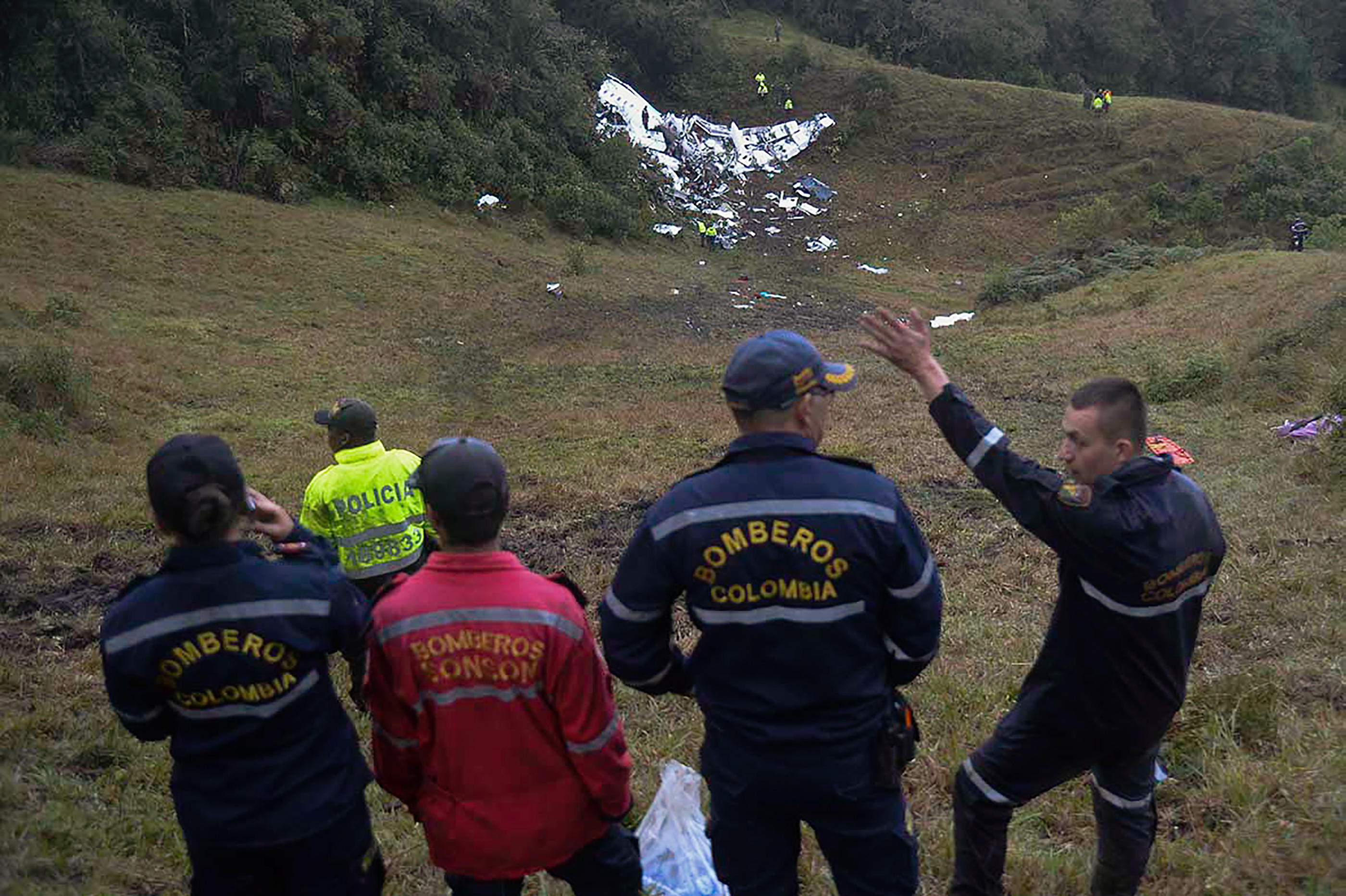 Colombia plane crash Colombia plane crash Pictures CBS News