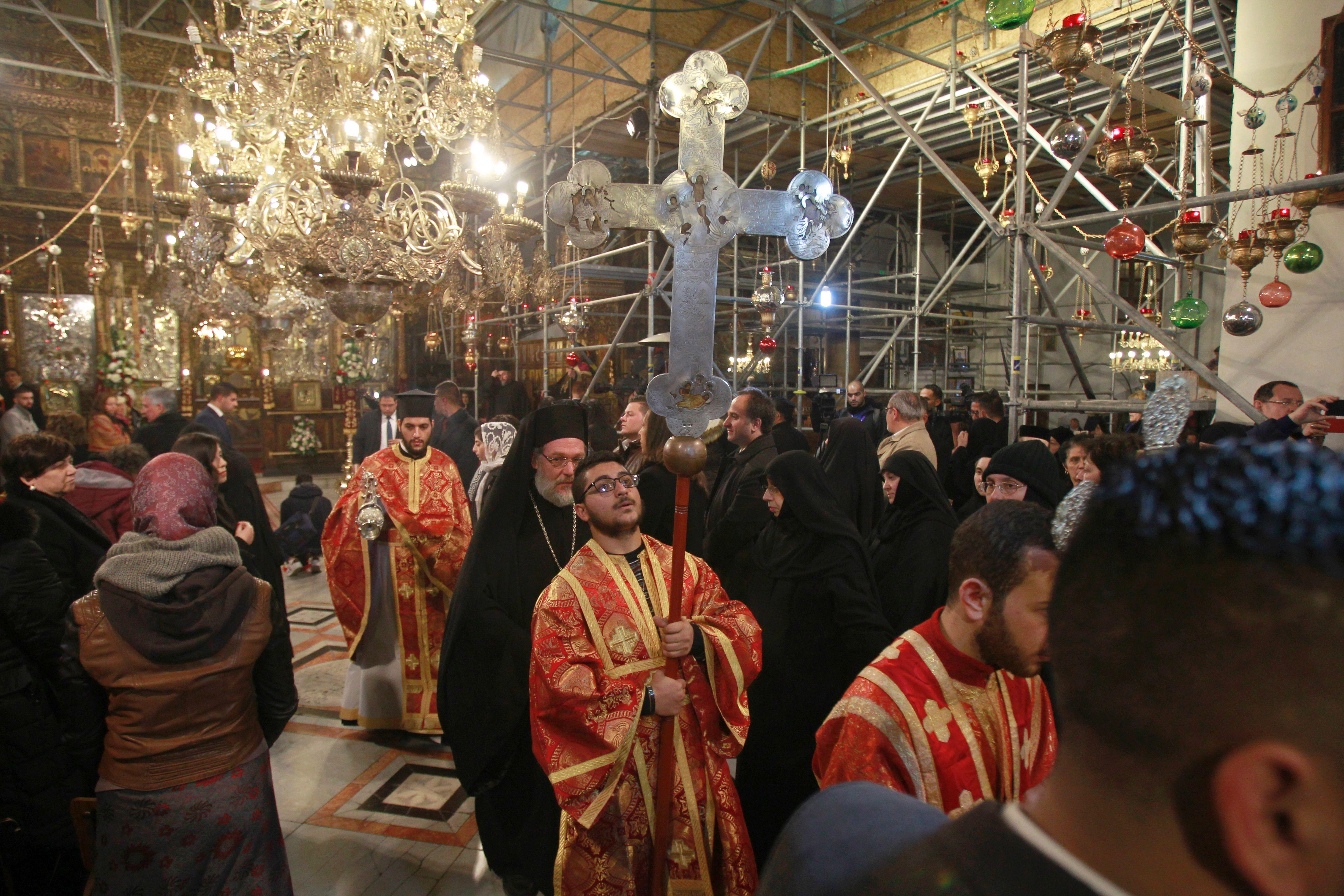 Church of the Nativity in Bethlehem restoration halfway done CBS News