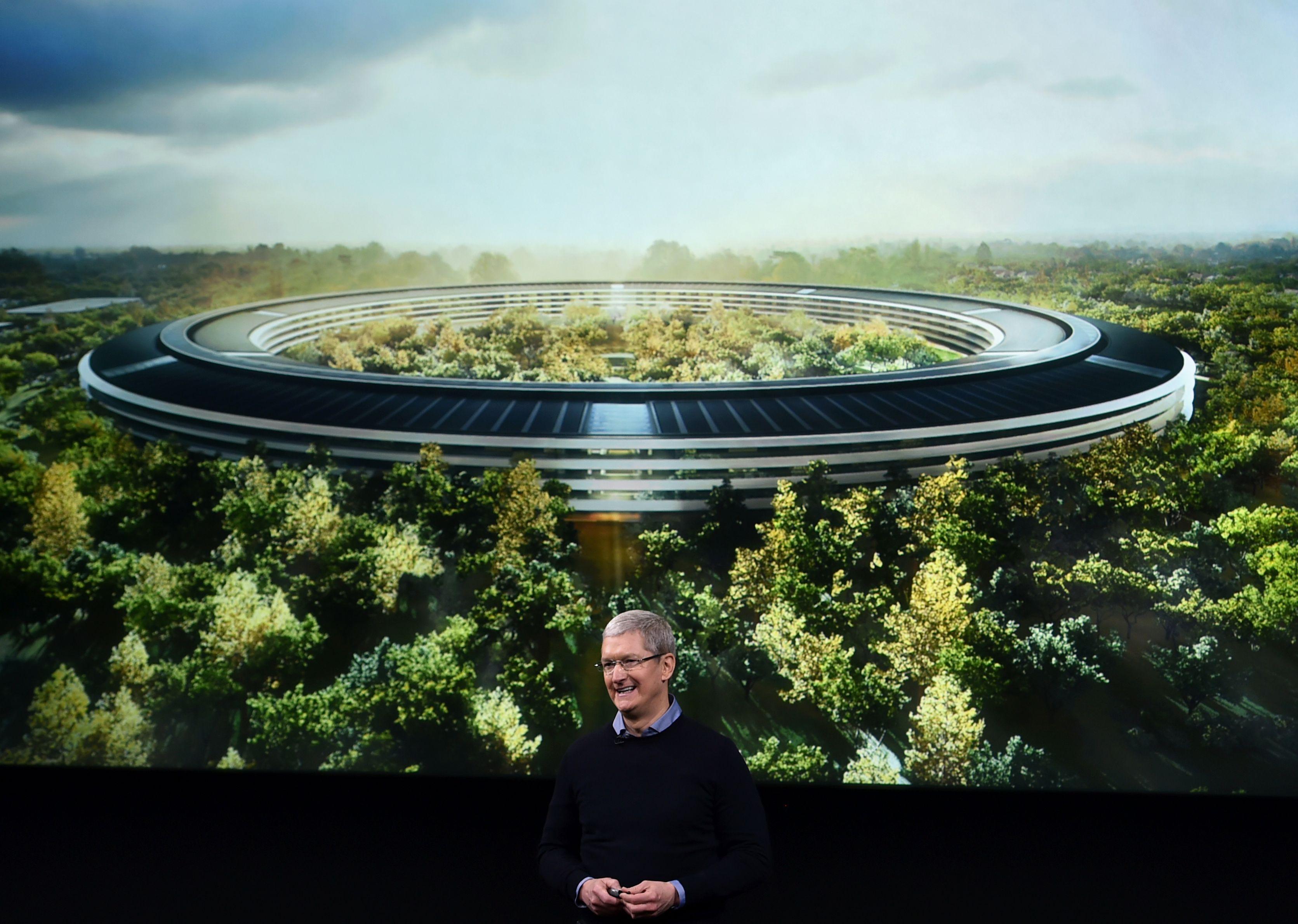 Apple’s futuristic spaceship HQ opens in April CBS News