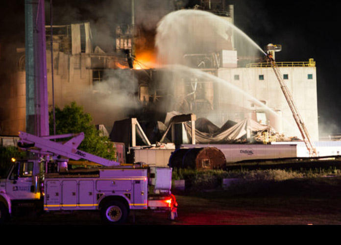 Massive explosion rocks Wisconsin plant, sparks fire CBS News