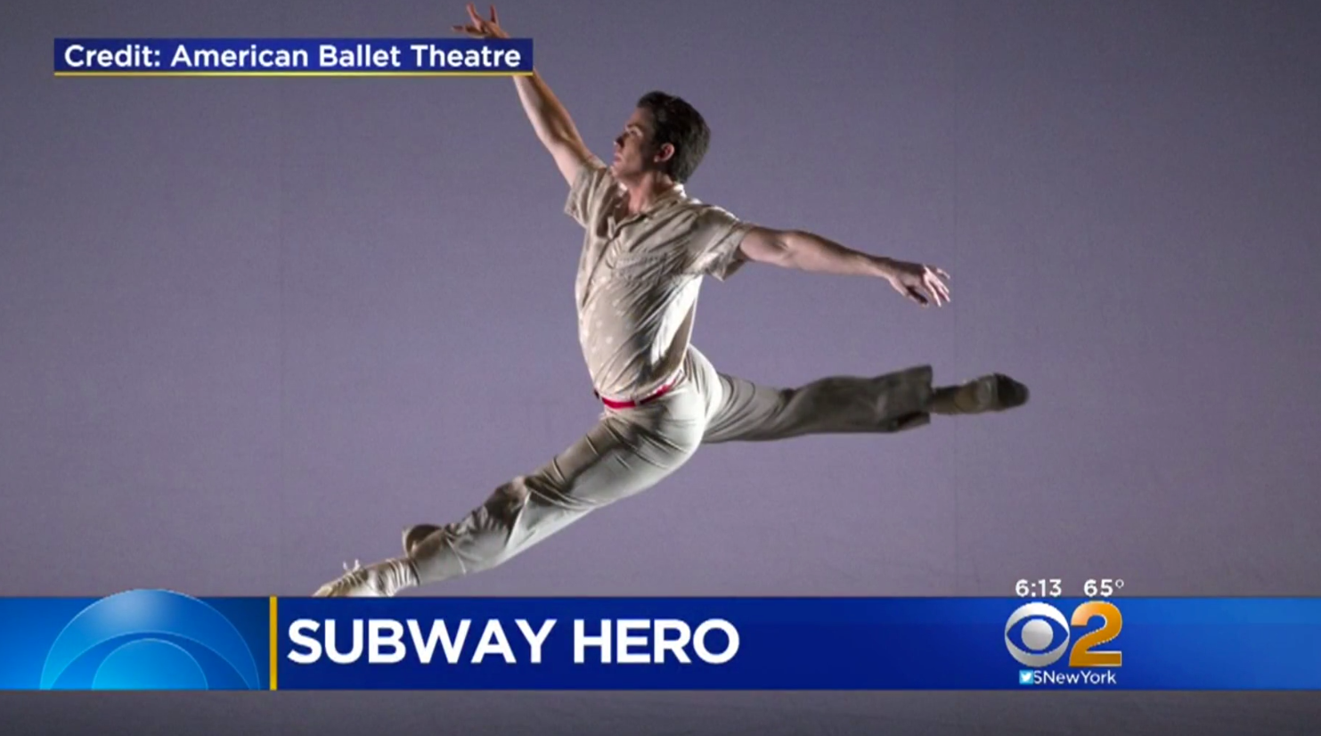 Ballet dancer rescues man pushed onto subway tracks - CBS News