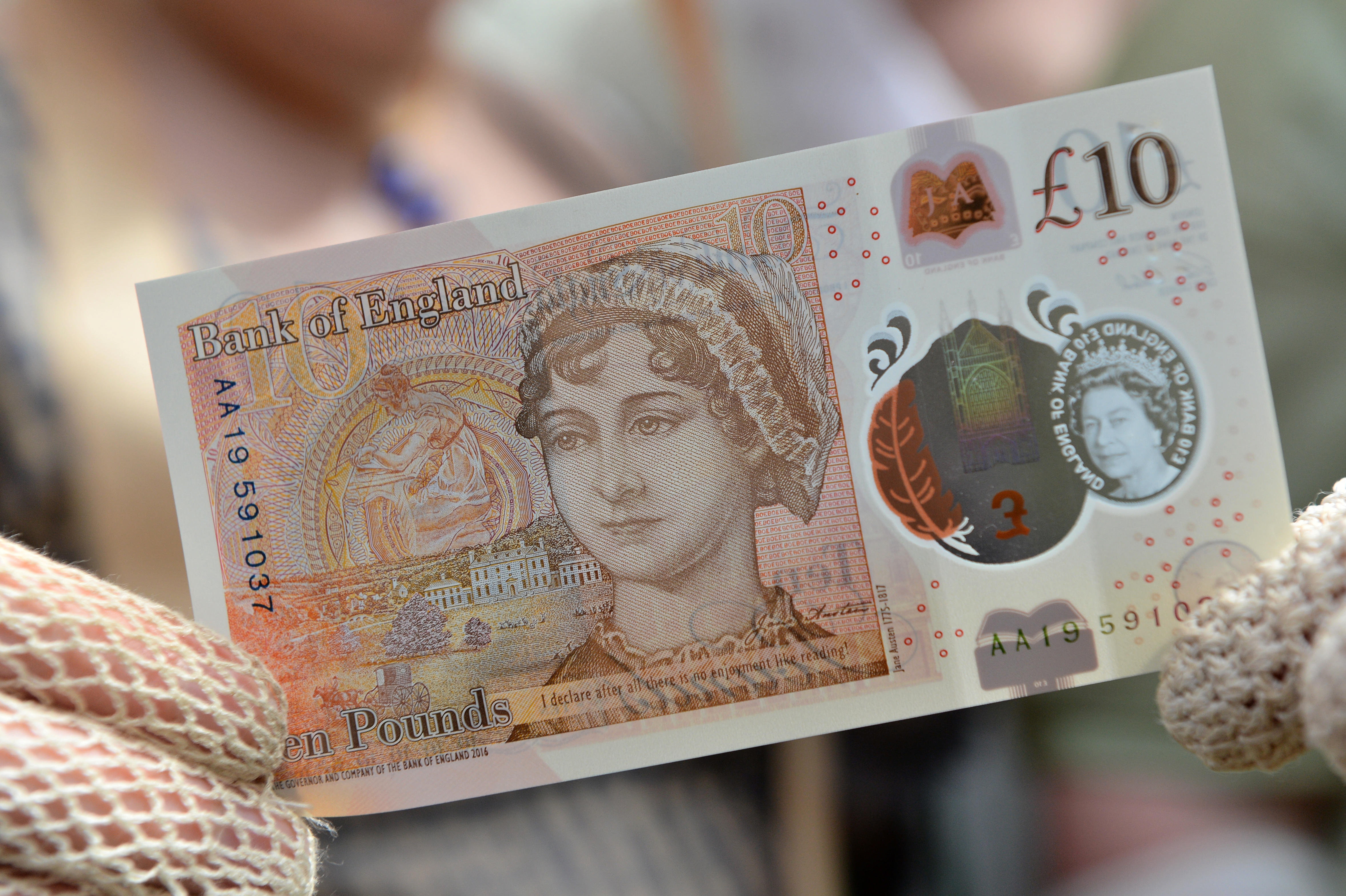 10 pound Note Featuring Jane Austen Unveiled On Anniversary Of Her 