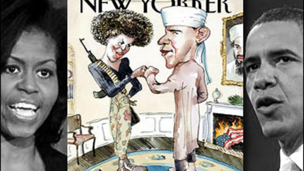 New Yorker Obama Cover Sparks Uproar - CBS News