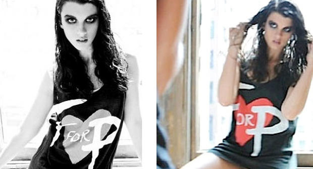 Crystal Renn was shocked to see retouching which made her much thinner.