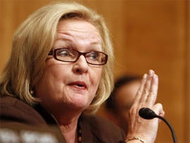 Sen. McCaskill Arlington Misidentified Graves
