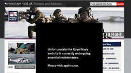 Britain's Royal Navy Website Hacked, Shut Down