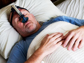 Sleep apnea CPAP mask reduces hypertension risk, studies suggest
