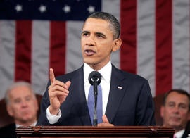President Barack Obama delivers his State of the Union address