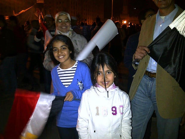 families celebrate in Egypt