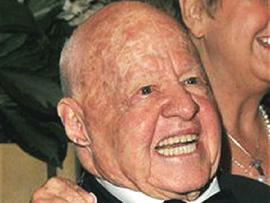 Actor Mickey Rooney Granted Restraining Order Against Stepson Michael Thomas Aber