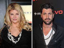 Actress Kirstie Alley and Maksim Chmerkovskiy