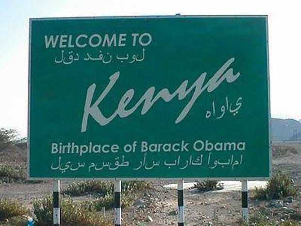 "Welcome to Kenya" sign purports to show it is the birthplace of Barack Obama. Is it real or a hoax?