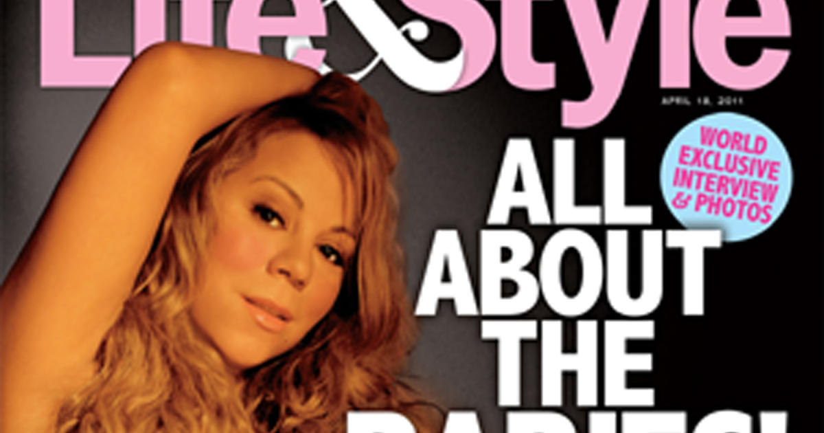 Pregnant Mariah Carey Poses Nude For Life And Style Cover Cbs News 