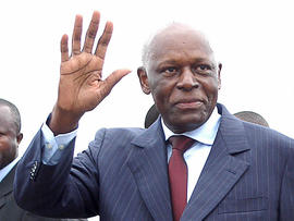 Angola's President Jose Eduardo dos Santos