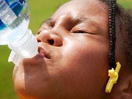 child, kid, bottled water, health, stock, 4x3