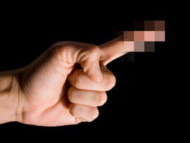finger, censor, stock