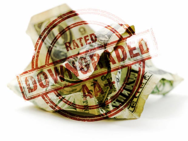 US credit rating downgraded