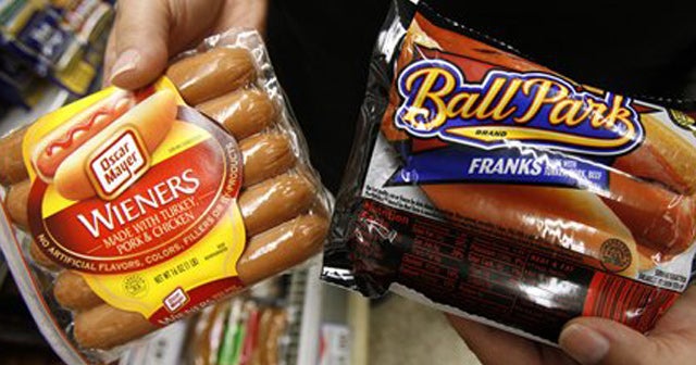 "Wiener Wars" Oscar Mayer vs. Ball Park franks CBS News