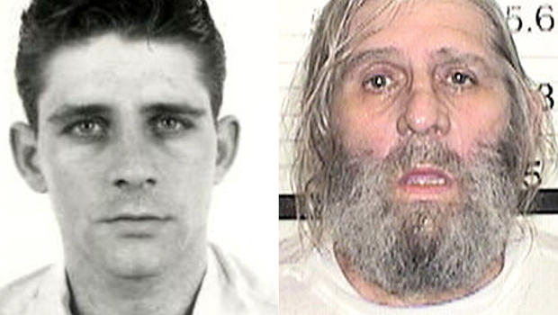At left, a 1967 booking photo provided by the California Department Of Corrections shows William Walter Asher III. At right, he is seen after being ... - william_walter_asher