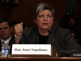 Homeland Security Chief Janet Napolitano speaks at House Judiciary Committee Oversight hearing, Oct. 19, 2011.