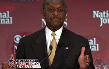 Cain on dealing with the Arab Spring