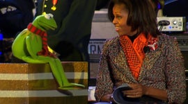 Kermit meets Michelle Obama
