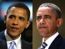 President Obama aging thru first term