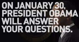 The administration used a YouTube video to tout President Barack Obama's upcoming Google+ discussion with members of the public.