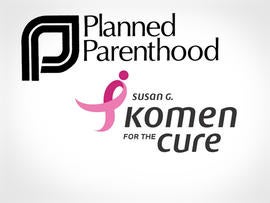 Planned Parenthood and Koman logos