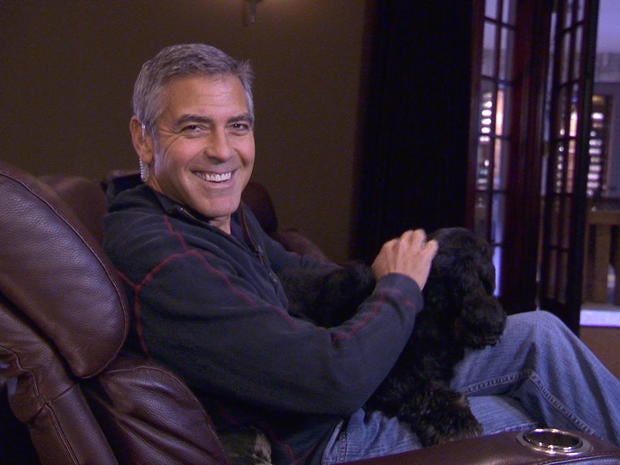 George Clooney gives "Person to Person" a tour of his L.A. home